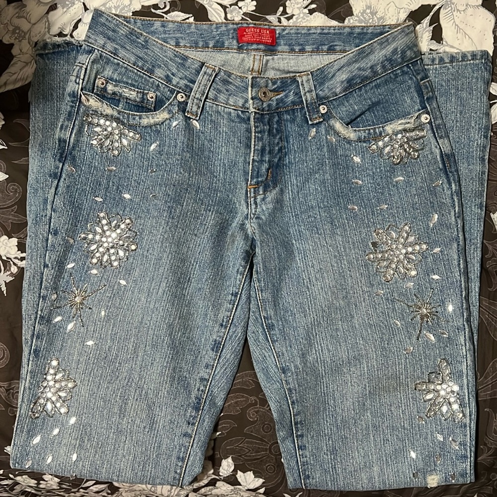 Guess Jeans Embroidered Y2K Vintage